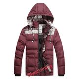 Men Casual Hoody Fanshion Padding Winter Warm Down Jackets (J-1605)