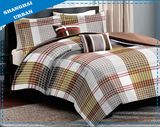 5 Pieces Stripe Cotton Duvet Cover (Set)
