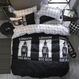 Cheap Microfiber Duvet Cover Bed Sheet Set