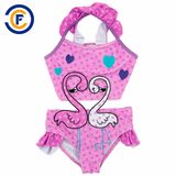 New Design Cartoon Print Girl Swimwear with Oeko-Tex