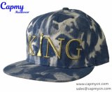 Navy Blue Denim Snapback Cap Hat Manufacturer