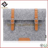 Protective Fashionable Design Gray Color Felt Handbags Laptop Bag Pouch Sleeve (FRT3-286)