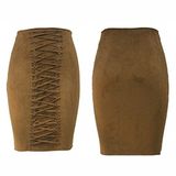 Fashion Women Sexy Slim Velvet Bandage Skirt