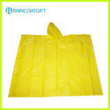 Promotion Adult Yellow PVC Rain Poncho