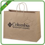 Brown Kraft Paper Bag with Handle Packaging for Cloth Wholesale