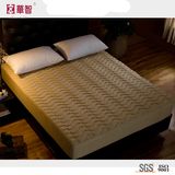 Solid Color Microfiber Quilted Fitted Sheet