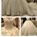 Sweetheart Lace Bridal Ball Gowns Puffy Wedding Dresses Z2049
