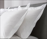 100% Cotton Plain White Hotel Pillowcase
