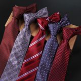 High Quality Professional Tie Married Red Tie Wedding Tie Bz0003