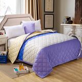 Printed Microfiber Fabric Patchwork Quilt