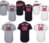 Customize Cleveland Indians Flex Base Baseball Jerseys