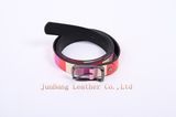 New Fashion Printing Women's and Men's Vintage PU Belt