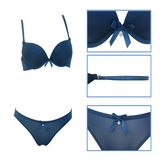 Comfortable Microfiber Push up Lady Bra Set (EPB271)