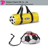 Foldable Football Shape Sports Duffel Rucksack Storage Bag for Travelling