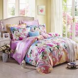 Home Textile Printed Cotton Fabric Duvet Cover