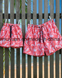 Seahorse Printed Beach Shorts for Father and Son