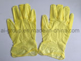 Yellow Powder Free Vinyl Gloves for Food Industry