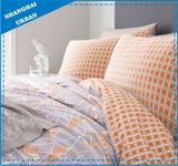 Orange Parrot Theme Polyester Duvet Cover Bedding