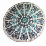 China Suppliers Custom Cotton Round Beach Towel