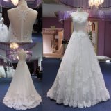 Hot Sale Lace A Line Evening Bridal Wedding Gown Dress Dresses Mat-118
