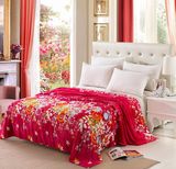 Good Quality Printed Flannel Blanket, Flannel Bedding