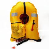 Yellow Auto-Inflating Life Jacket for Women