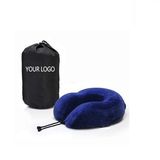 U-Shaped Memory Foam Neck Pillow with Carry Bag
