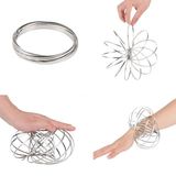 2018 Amazon Flow Rings Stainless Steel Bracelet Magic Ring Decompression Spinning Toys