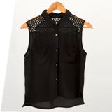 Wholesale Good Quality Sleeveless Fashion Blouses for Lady