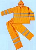 PVC Rain Suit with Reflector