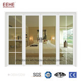 6063 Wood Grain Aluminum Door Profile for Household and Office Room