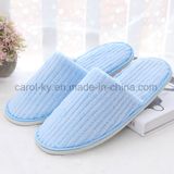 Cotton Terry Stripe Home Hotel Slipper