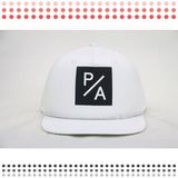 2016 White 100% Cotton Snapback Caps