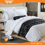 100% Cotton 80s Sateen Luxury Plain White Hotel Bedding Set