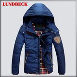 Fashion Men's Jacket in Solid Color Winter Coat