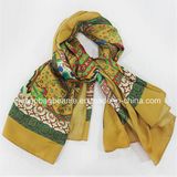 Newest Fashion Digital Print Silk Scarf Necklaces