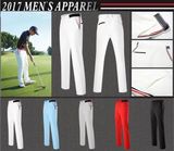 2017 Men Apparel New Fashionable Golf Pants Golf Clothes Dry Fast Breathable Golf Trousers