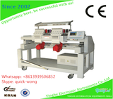 Double/Multi Head Computerized Flatbed Garment/Cap Embroidery Machine with 9 Needles for