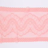 Coral Trimming Lace Elastic Ribbon Trim Fancy Lace