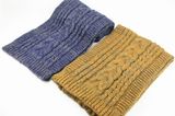 Womens Unisex Winter Warm Color Mixed Cable Heavy Knitted Scarf (SK165)