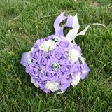 2016 Colorful Foam Rose Wedding Flowers Wedding Bouquet