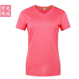 Slim Fit 100% Cotton Women T-Shirt/Lady T-Shirt