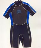 Short Neoprene Surfing Wetsuit with Nylon Fabric (HX15S97)
