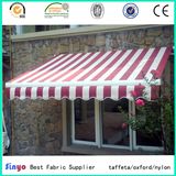 PVC/PU Coated 100% Polyester Oxford Stripe Fabric for Canopy