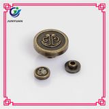 Metal Buttons Anchor Pattern Brass Jeans Button Metal Denim Button