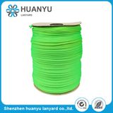 Elastic Woven Green Double Layer Polyester Tubular Flat Strap