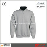 Custom 1/4 Zipper Men Blank Long Sleeve Sweatshirt
