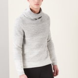 OEM Fashion Men Turtle Neck Spandex Sweater Blouse