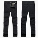 Custom Men's Stretch Cotton Casual Twill Drill Pants