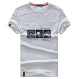 Fashion Short Sleeve Crew Neck T-Shirt for Male